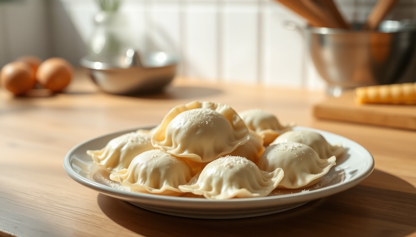 Przygotowanie mrozonych pierogow przed gotowaniem